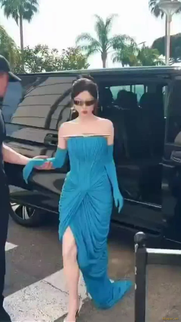 Ngu Thư Hân gây bão mạng xã hội khi diện váy của nhà thiết kế Cường Đàm tại Cannes