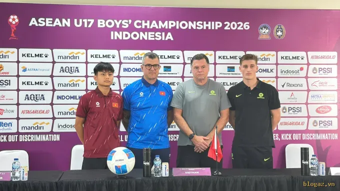 HLV Australia đề cao sức mạnh U17 Việt Nam trước trận "chung kết sớm" bán kết Đông Nam Á