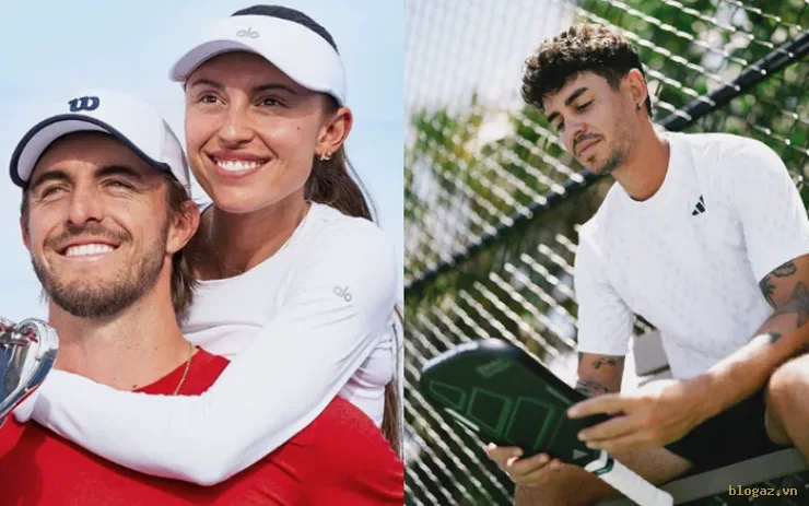 Martinez (bên phải) được cho là nguyên nhân khiến cặp đôi quyền lực pickleball đường ai nấy đi