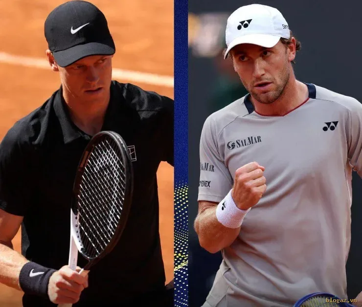 Rome Open 2026: Sinner chạm ngưỡng lịch sử, Ruud khát khao "phá dớp"