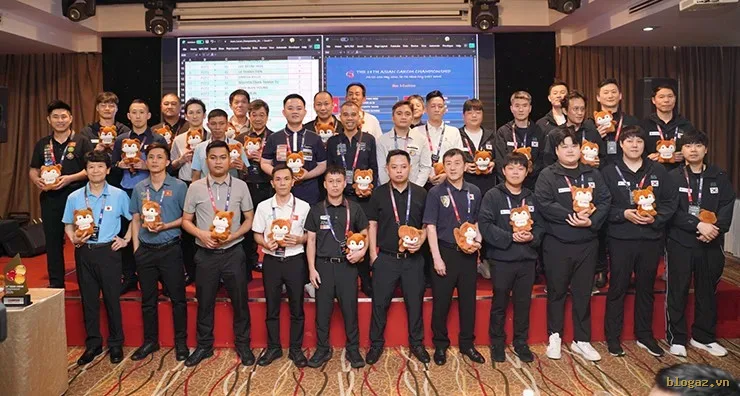 Các hảo thủ hàng đầu châu lục tranh tài ở nội dung carom 3 băng
