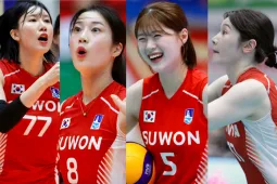 Dàn hot girl Hàn Quốc có làn da trắng sáng, khoe nhan sắc ở cúp bóng chuyền VTV